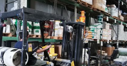 Piso industrial para nave de almacenamiento